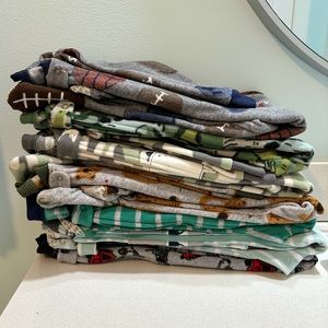 Carter's Kids One Piece Footies - Gray, Green, Blue